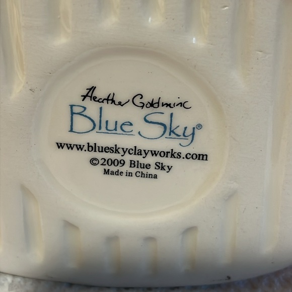 Heather Goldminc Nativity Tea Light Ceramic Blue Sky Christmas Joy to the world - Picture 10 of 10